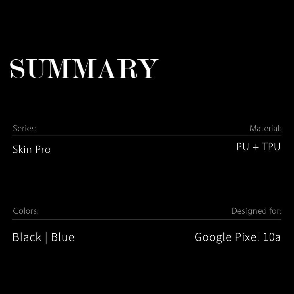 Dux Ducis Google Pixel 10a Kotelo Skin Pro Series Musta