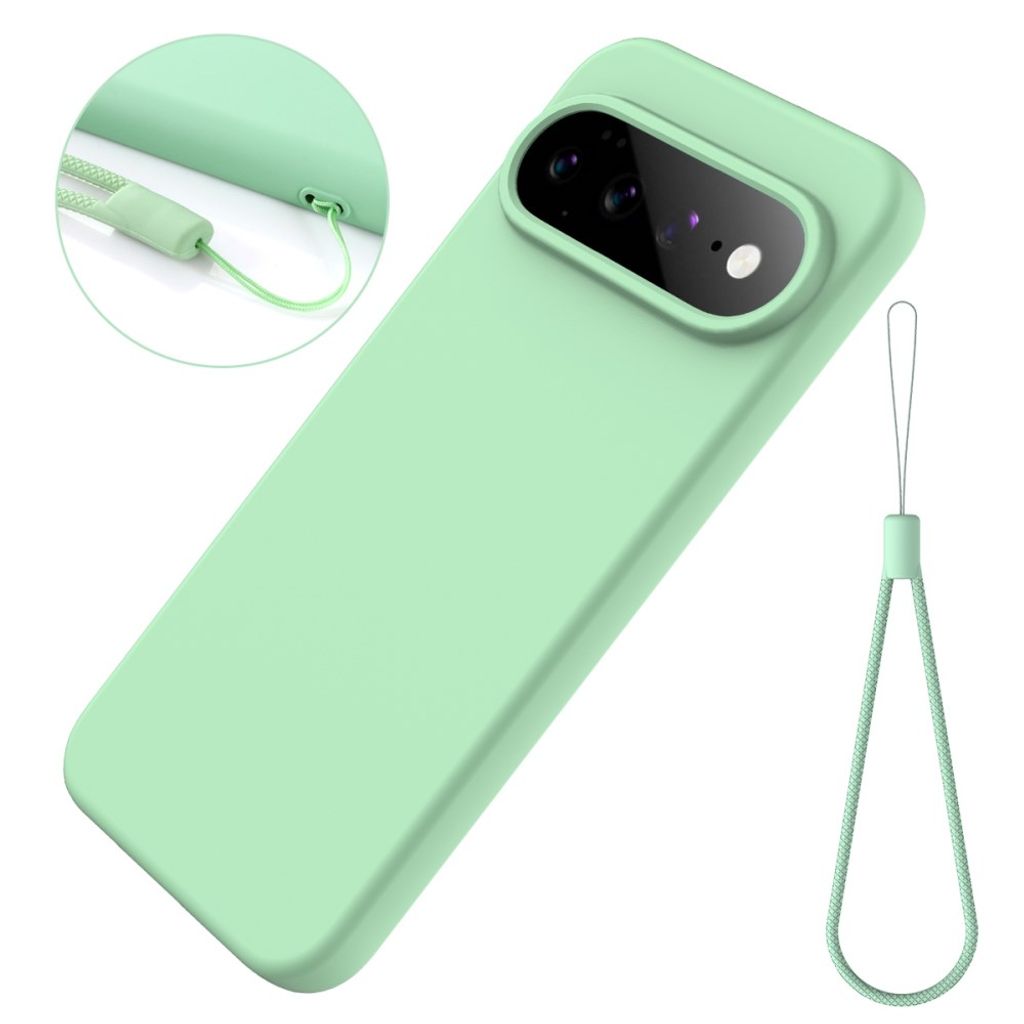 Google Pixel 11 Pro XL Kuori Remmillä Silikoni Vihreä