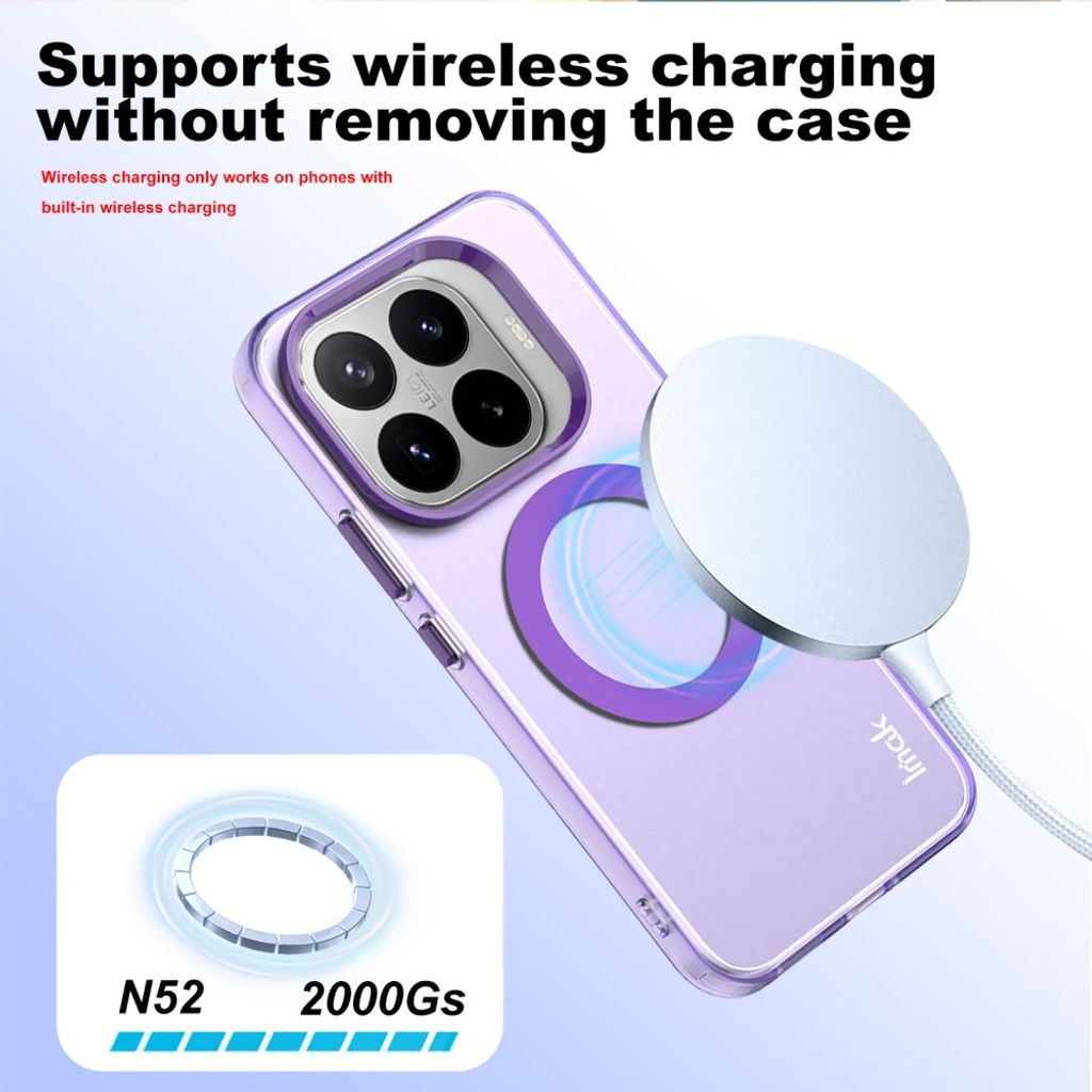 Imak Xiaomi 17T Pro Kuori Candy Color MagSafe Violetti