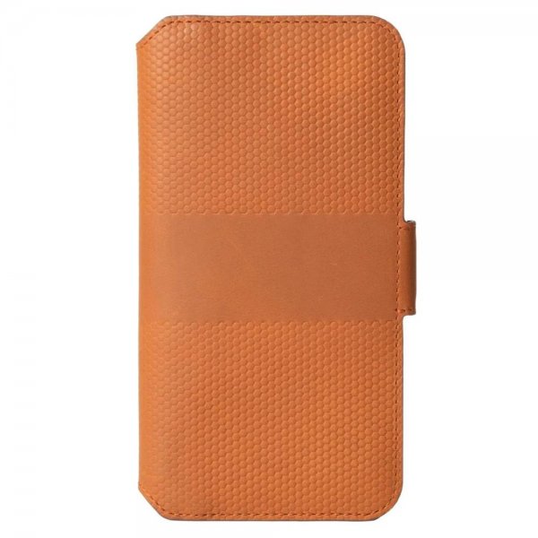 Krusell Samsung Galaxy S22 Kotelo Leather PhoneWallet Konjakki