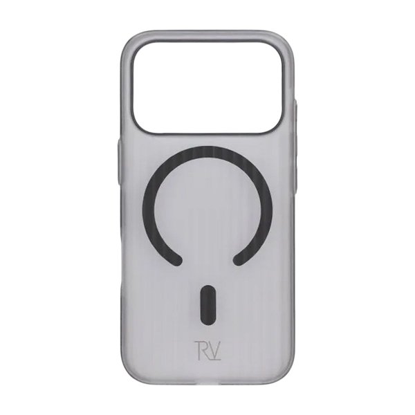 Rvelon iPhone 17 Pro -kuori, aaltopahvinen MagSafe, musta