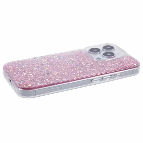 Nordic Covers iPhone 16 Pro Max Kuori Sparkle Series Blossom Pink