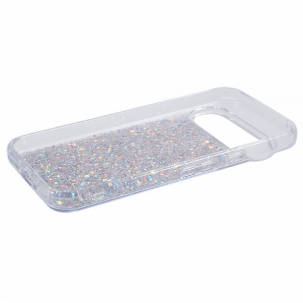 Nordic Covers Google Pixel 9 Pro XL -suojakuori, Sparkle Series, Stardust Silver
