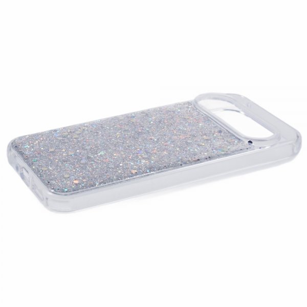 Nordic Covers Google Pixel 9 Pro XL -suojakuori, Sparkle Series, Stardust Silver