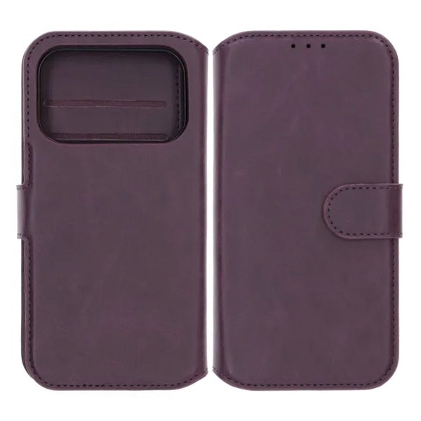 Rvelon iPhone 17 Pro Max -kuoret, 4 korttipaikkaa, irrotettava suojakuori, violetti