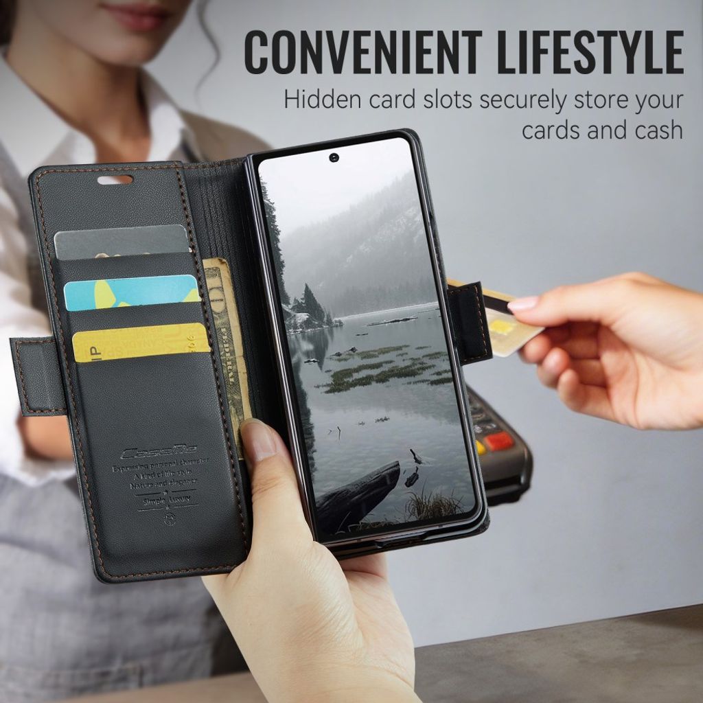 CaseMe Samsung Galaxy Z Fold 8 Ultra Kotelo 023 Series Musta