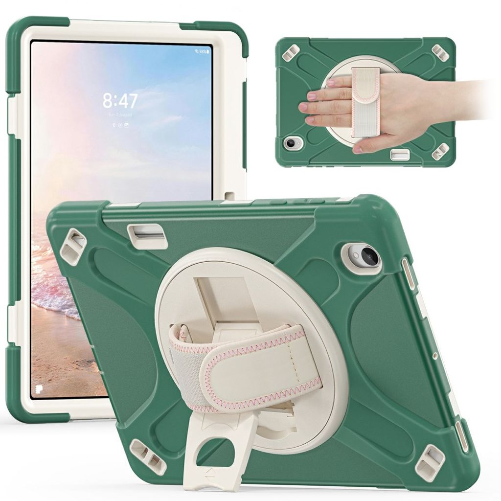 Samsung Galaxy Tab S12 Plus Kuori kädensijoituksella Telinetoiminto Vihreä