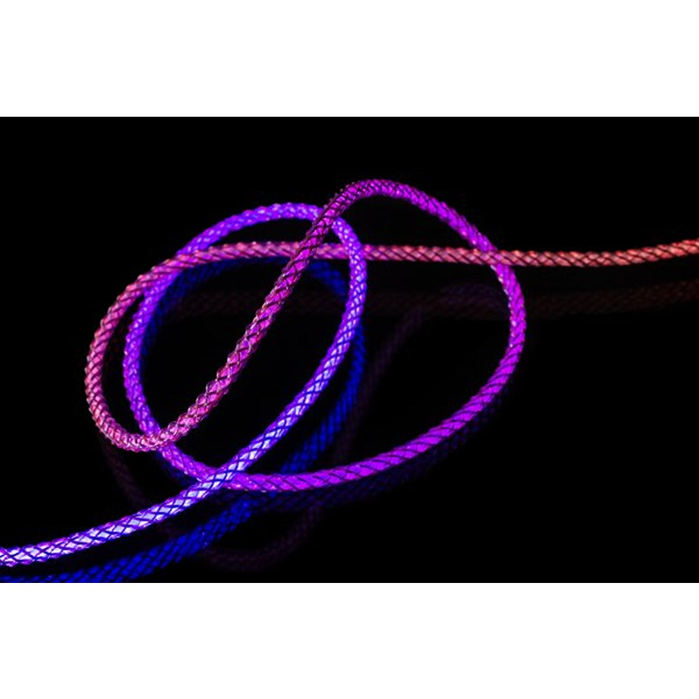 Kiinteä Kaapeli Hohtava RGB LED USB-C–USB-C 1.2m