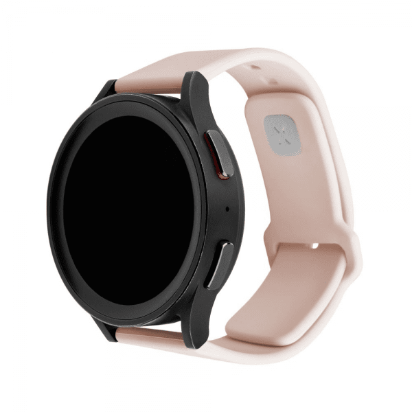 Fixed Samsung Galaxy Watch 22mm Ranneke Silikoninen Urheiluranneke Vaaleanpunainen