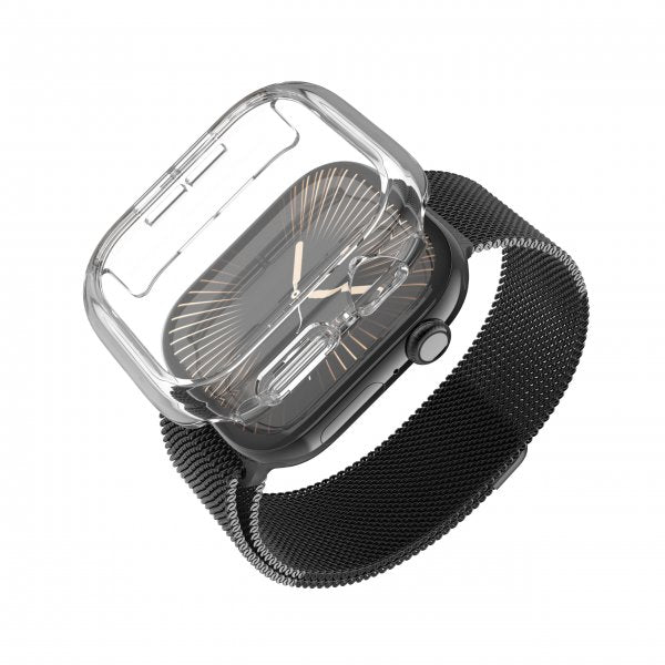Kiinteä Apple Watch 42mm (Series 10) PURE Kuori integroidulla näytönsuojalla