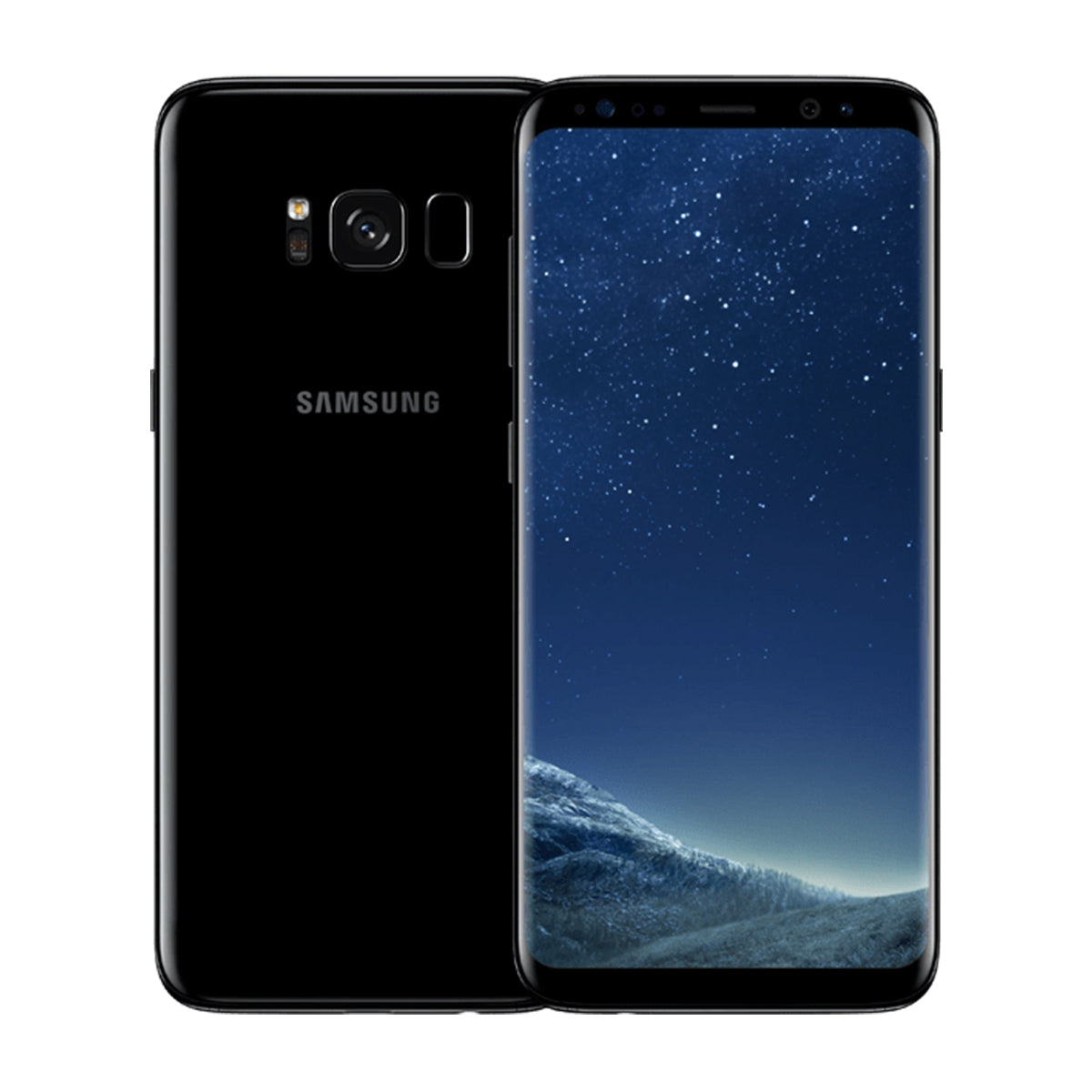 Käytetty Samsung Galaxy S8 64GB Musta – Erittäin hyväkuntoinen