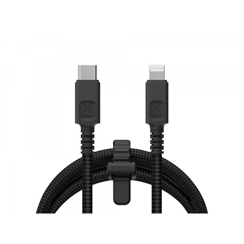 Xtorm Lightning–USB-C-kaapeli Next Gen 60 W 1,5 m musta