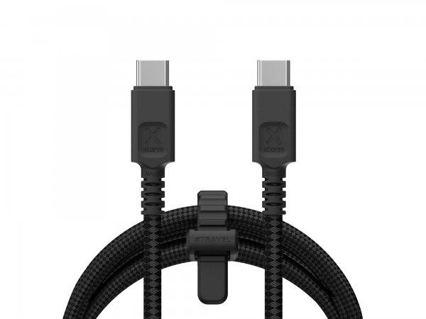 Xtorm USB-C–USB-C-kaapeli Next Gen PD Ultra 240W 1,5 m Musta