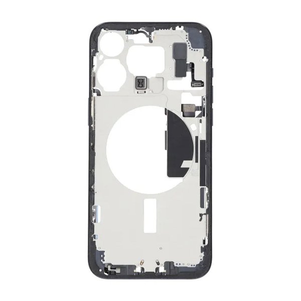 Välipaneeli pienosilla iPhone 15 Pro Max -puhelimeen - Sininen titaani OEM