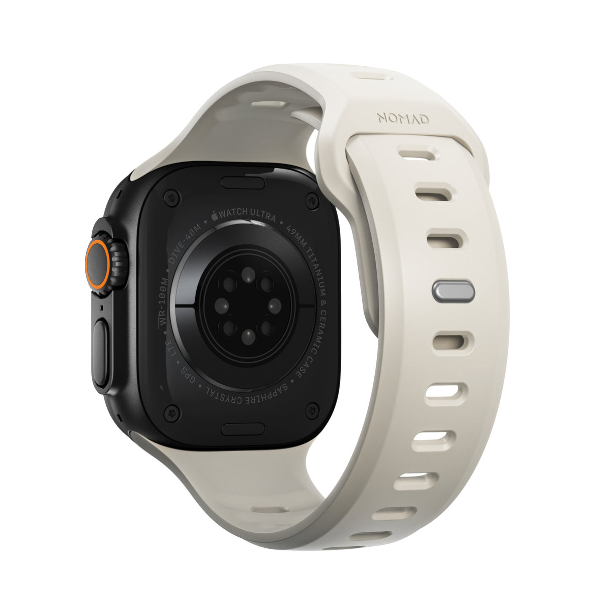 Nomad Apple Watch Ultra 49mm Ranneke Tempo Band Driftwood