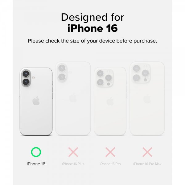 Ringke iPhone 16 -silikonisuojakuori magneetilla, musta
