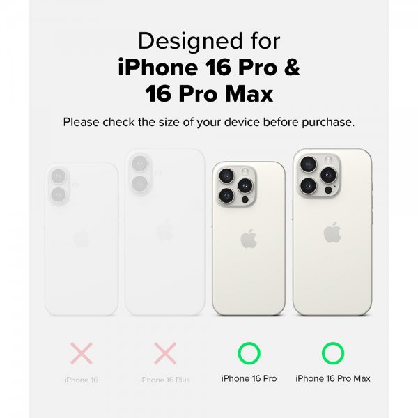 Ringke iPhone 16 Pro/iPhone 16 Pro Max Kameran linssins kehys 2-pakkaus