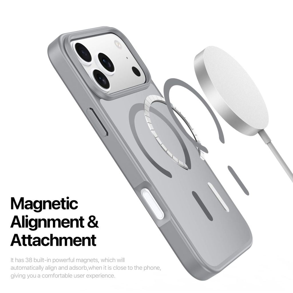 Dux Ducis iPhone 17 Pro Max/iPhone 18 Pro Max Kuori Yind Series MagSafe Harmaa