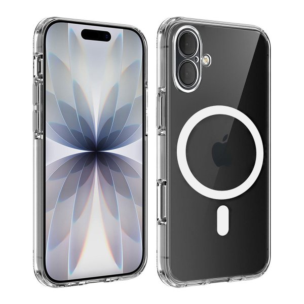 Rvelon iPhone 17 -kuori Kamerasuoja MagSafe Läpinäkyvä