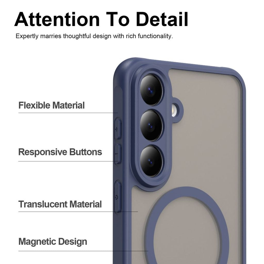 Samsung Galaxy S26 FE Kuori Himmeä MagSafe Sininen