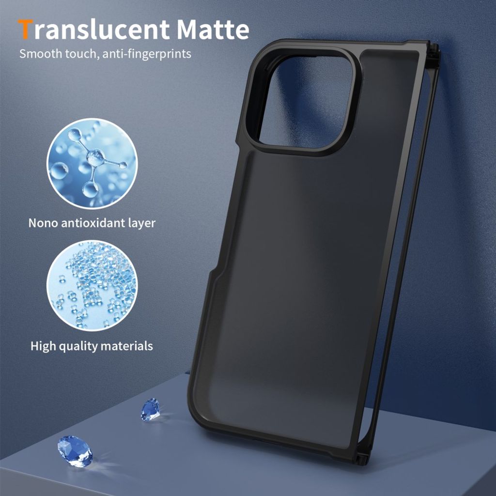 Google Pixel 11 Pro Fold Kuori Huurteinen Musta