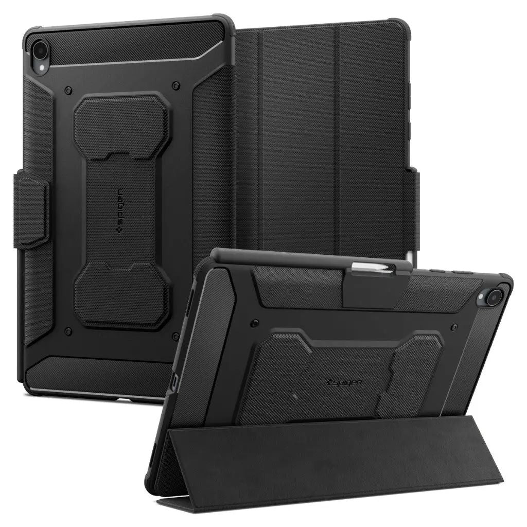 Spigen Samsung Galaxy Tab S12 Plus Kotelo Rugged Armor Pro Musta