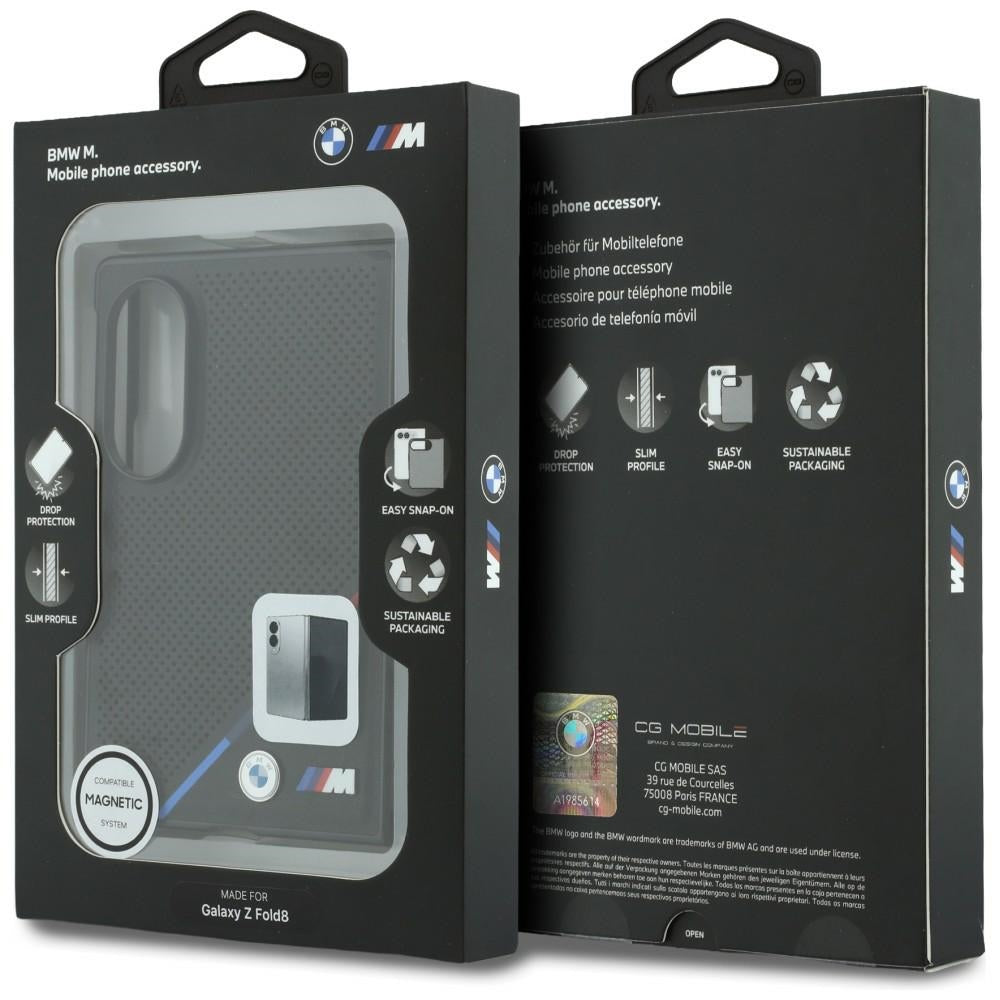 BMW Samsung Galaxy Z Fold 8 Kuori Tricolor Stripe Musta