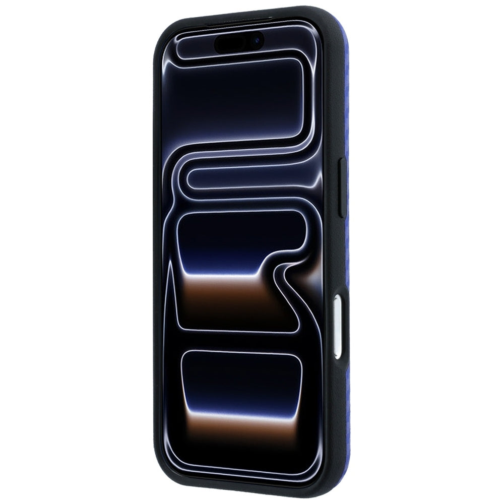BMW iPhone 17 Pro/iPhone 18 Pro Kuori M Carbon Printed Ring Sininen
