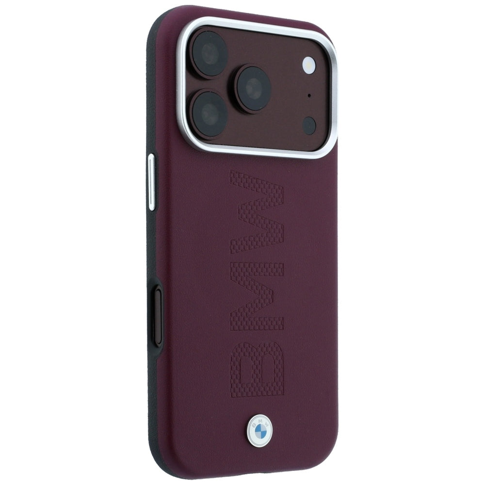 BMW iPhone 17 Pro Max/iPhone 18 Pro Max Kuori Centered Deboss Burgundy