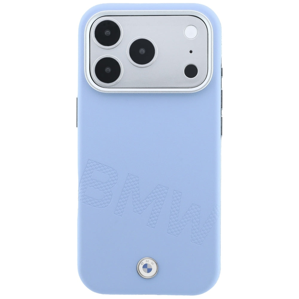 BMW iPhone 17 Pro/iPhone 18 Pro Kuori Inclined Deboss Sininen