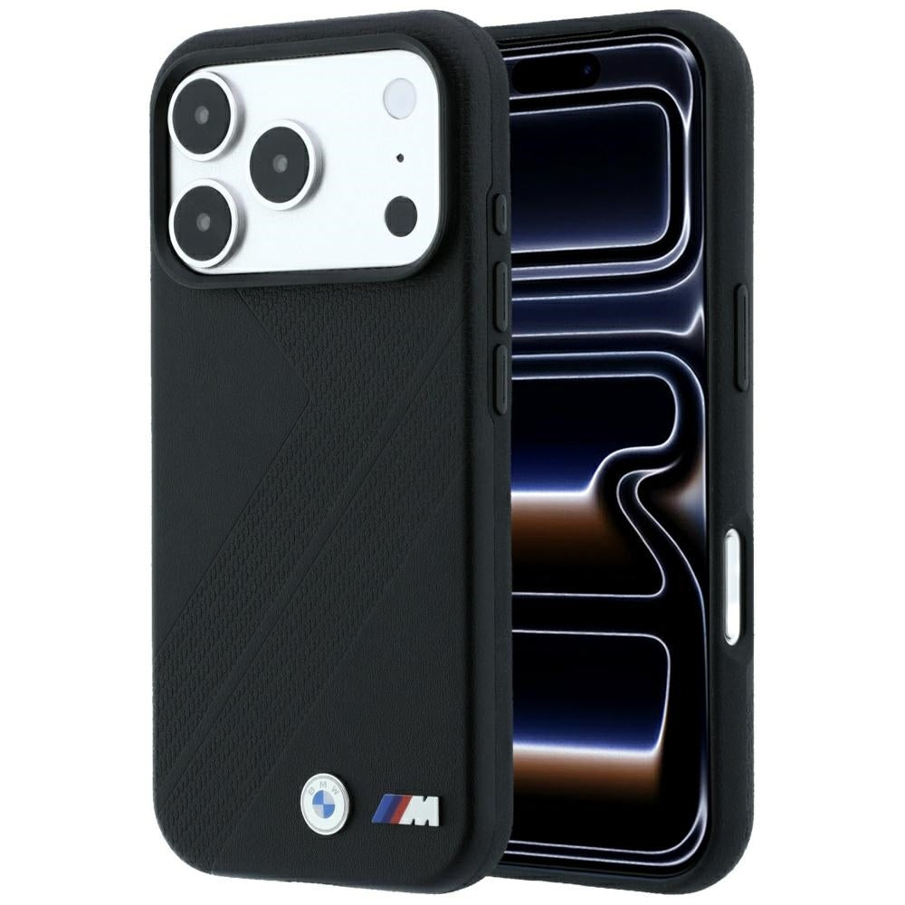 BMW iPhone 17 Pro Max/iPhone 18 Pro Max Kuori M Tire Track Musta