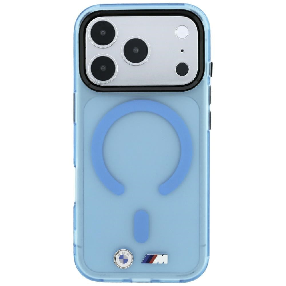 BMW iPhone 17 Pro/iPhone 18 Pro Kuori M Frosted Metal Logo Sininen