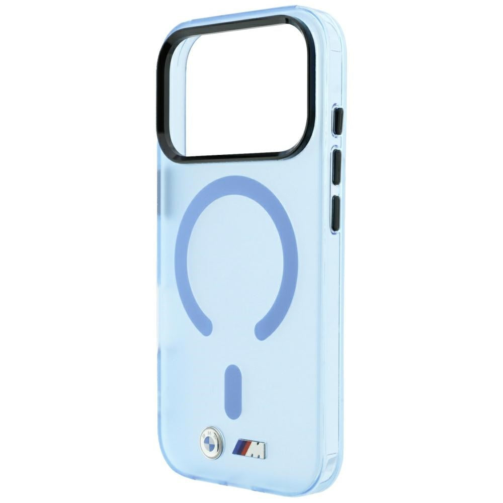 BMW iPhone 17 Pro/iPhone 18 Pro Kuori M Frosted Metal Logo Sininen