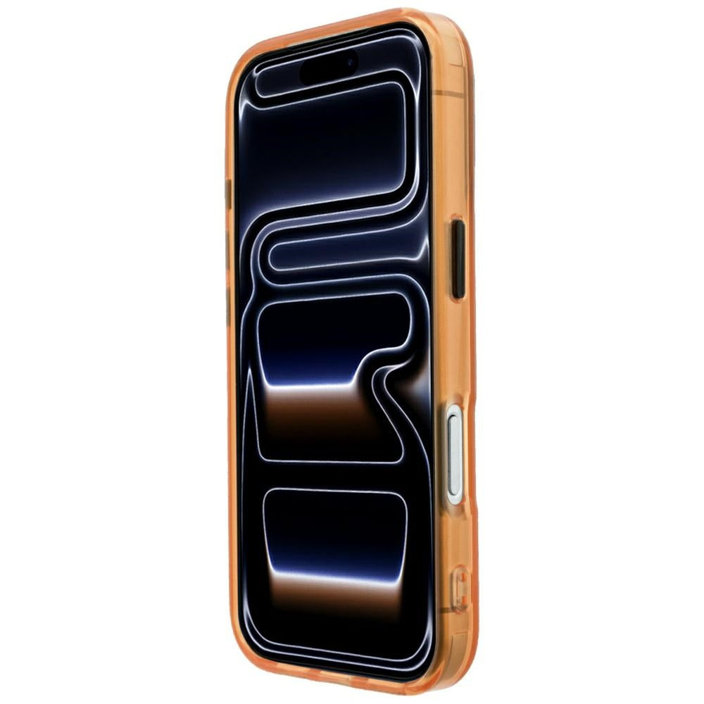 BMW iPhone 17 Pro/iPhone 18 Pro Kuori M Frosted Metal Logo Oranssi