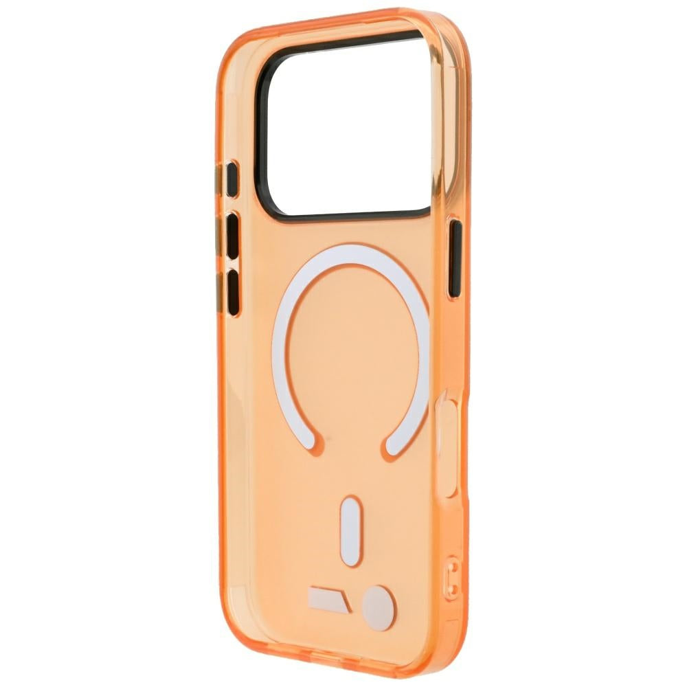 BMW iPhone 17 Pro/iPhone 18 Pro Kuori M Frosted Metal Logo Oranssi