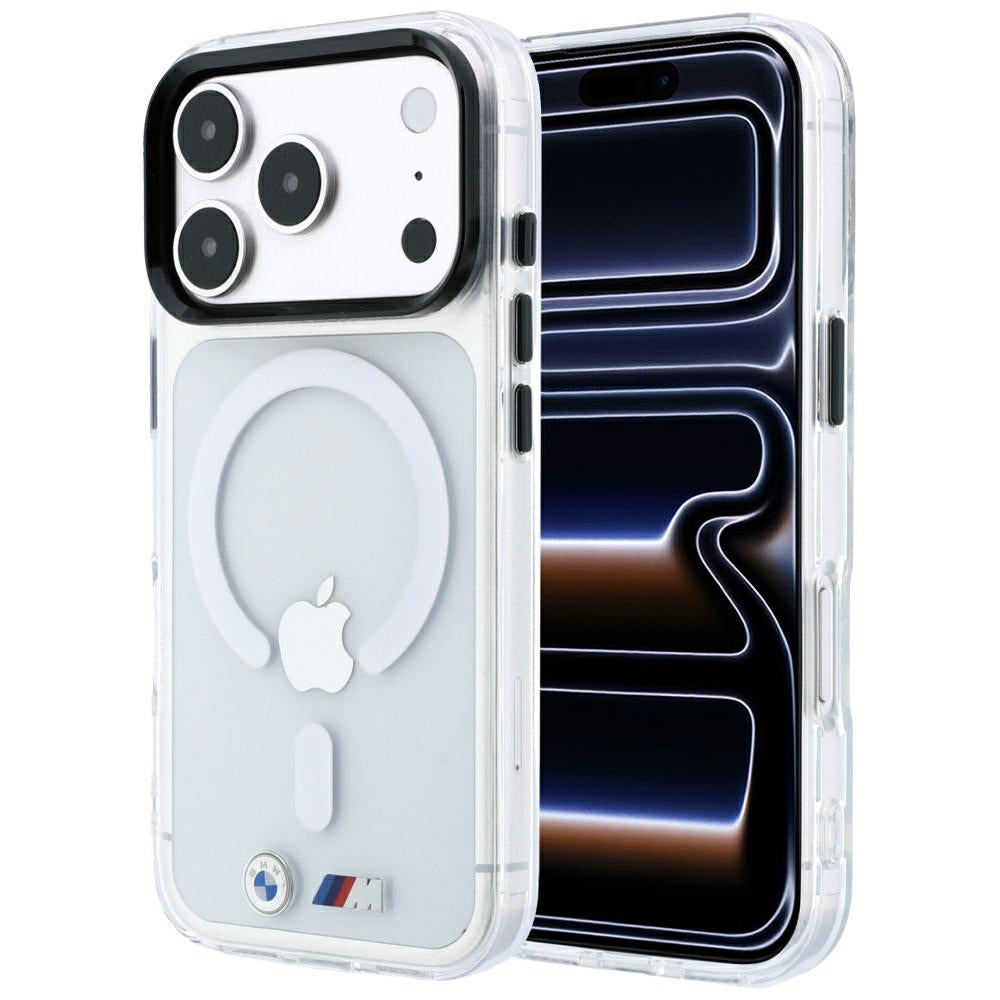BMW iPhone 17 Pro/iPhone 18 Pro Kuori M Kiiltävä metallilogo Kirkas