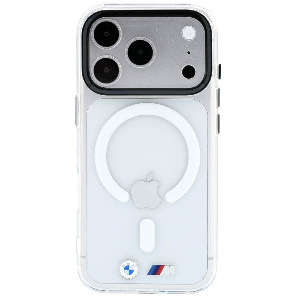 BMW iPhone 17 Pro/iPhone 18 Pro Kuori M Kiiltävä metallilogo Kirkas