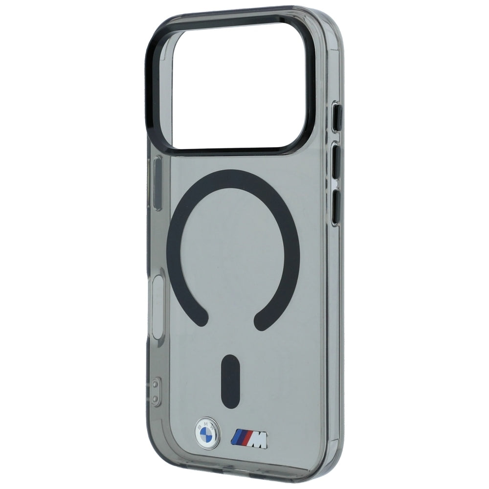BMW iPhone 17 Pro/iPhone 18 Pro Kuori M Kiiltävä metallilogo Musta