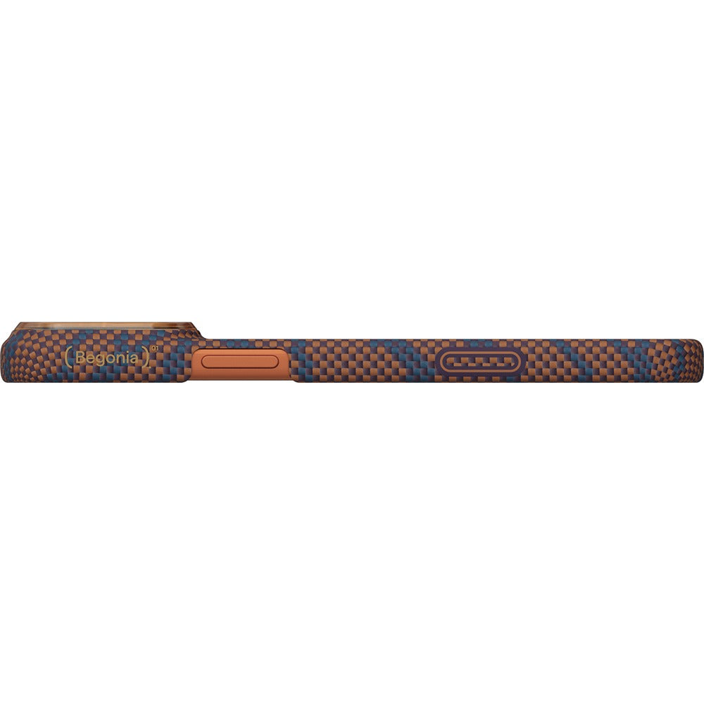 Pitaka iPhone 17 Pro Max Kuori Edge MagSafe Burning Oranssi