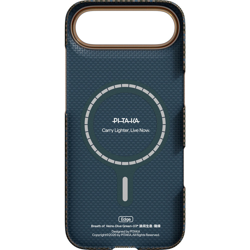 Pitaka iPhone Air Kuori Edge MagSafe Dive Green