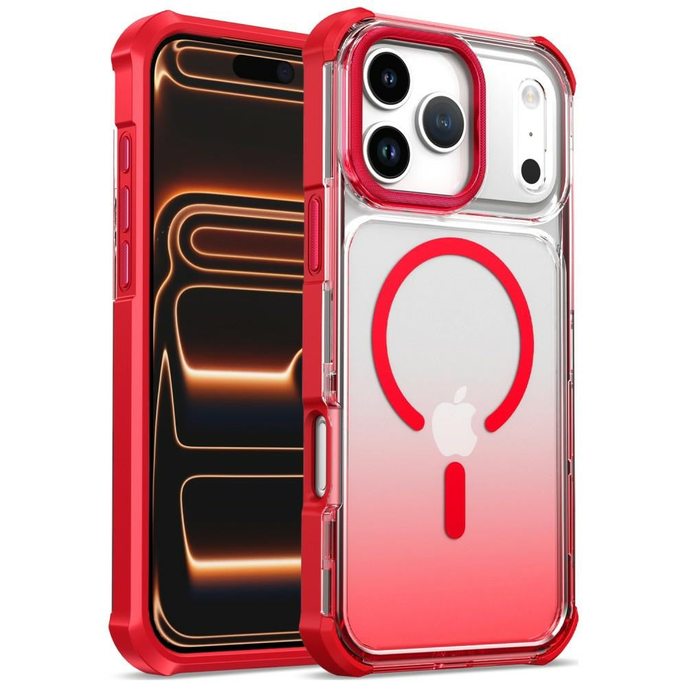 Beline iPhone 18 Pro Kuori MagRing Punainen