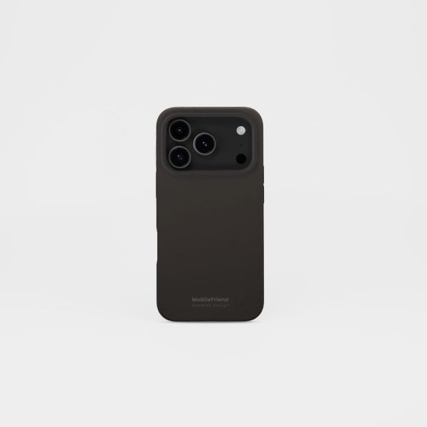 MobileFriend iPhone 17 Pro Max/iPhone 18 Pro Max Kuori Silikoni Musta