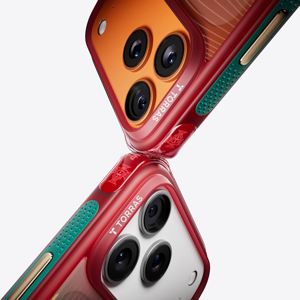 Torras iPhone 17 Pro Kuori Ostand Q3 Air Portugal Wave of Passion