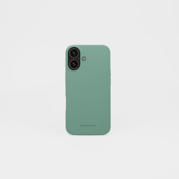 MobileFriend iPhone 16 Plus Skal Silikon Cozy Green