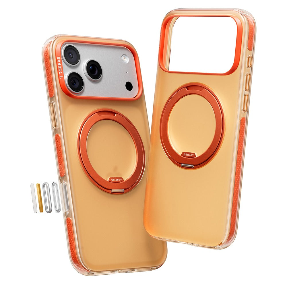 Torras iPhone 17 Pro Max Kuori Ostand O3 Hue Golden Citrus
