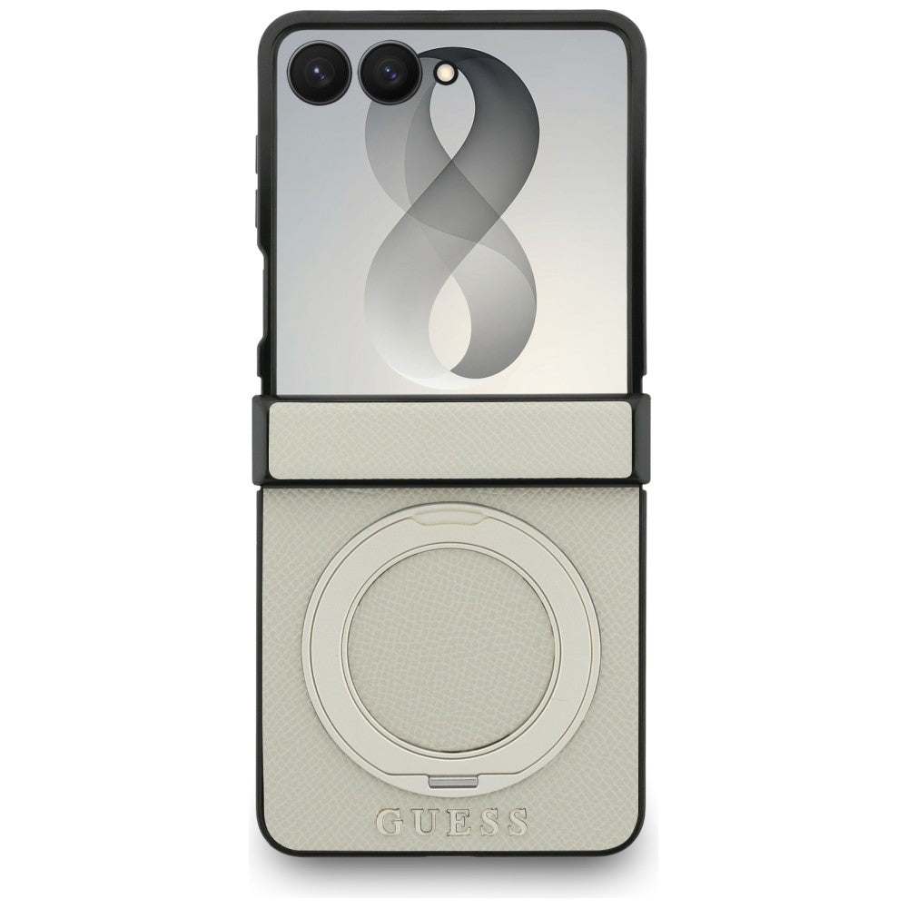 Guess Samsung Galaxy Z Flip 8 Kuori Ring Stand MagSafe Kulta