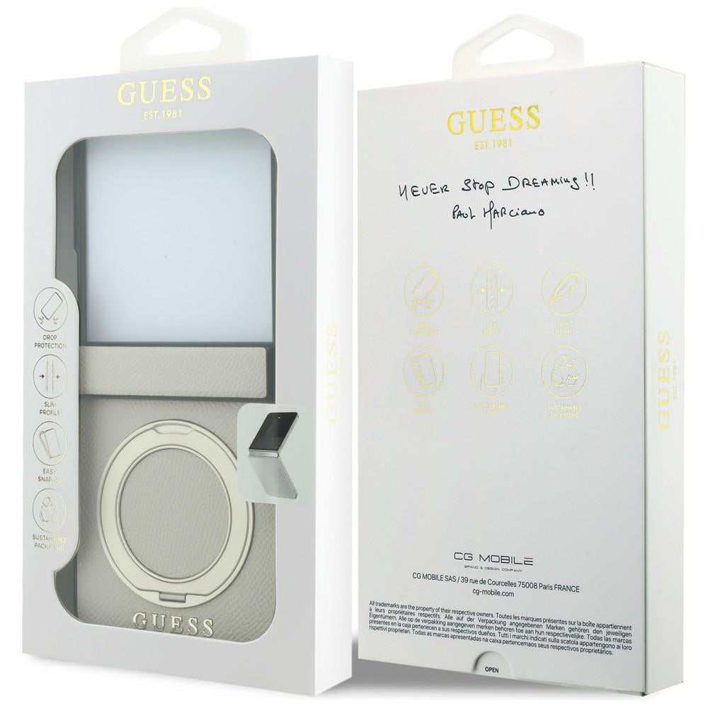 Guess Samsung Galaxy Z Flip 8 Kuori Ring Stand MagSafe Kulta