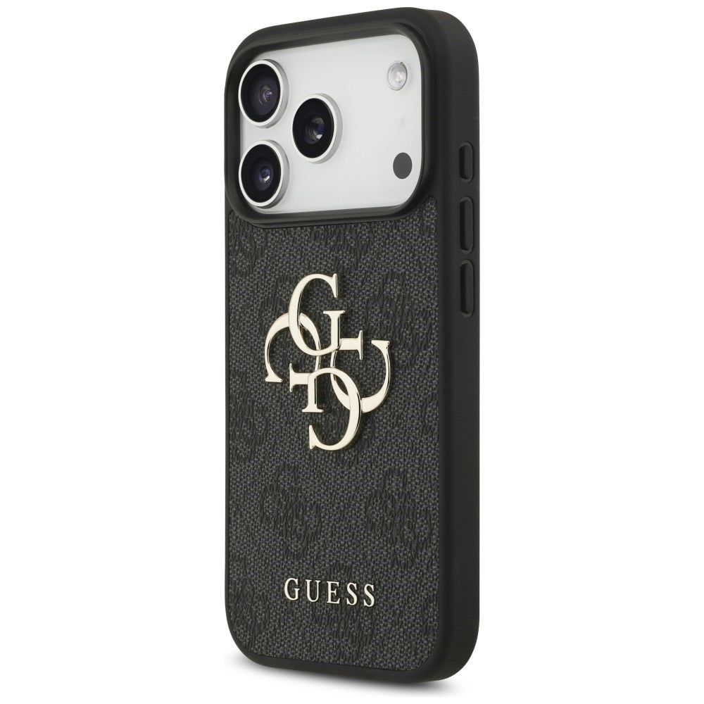 Guess iPhone 17 Pro/iPhone 18 Pro Kuori 4G Big Logo Musta