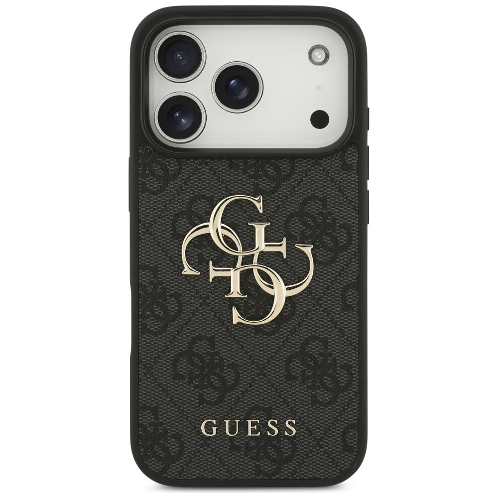 Guess iPhone 17 Pro/iPhone 18 Pro Kuori 4G Big Logo Musta