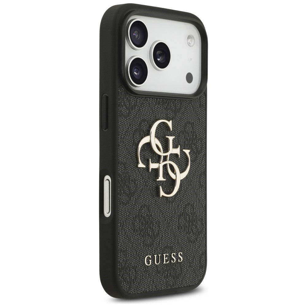 Guess iPhone 17 Pro/iPhone 18 Pro Kuori 4G Big Logo Musta